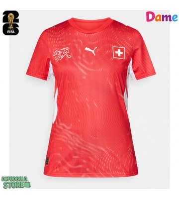 Schweiz Replika Hjemmebanetrøje Dame VM 2026 Kortærmet